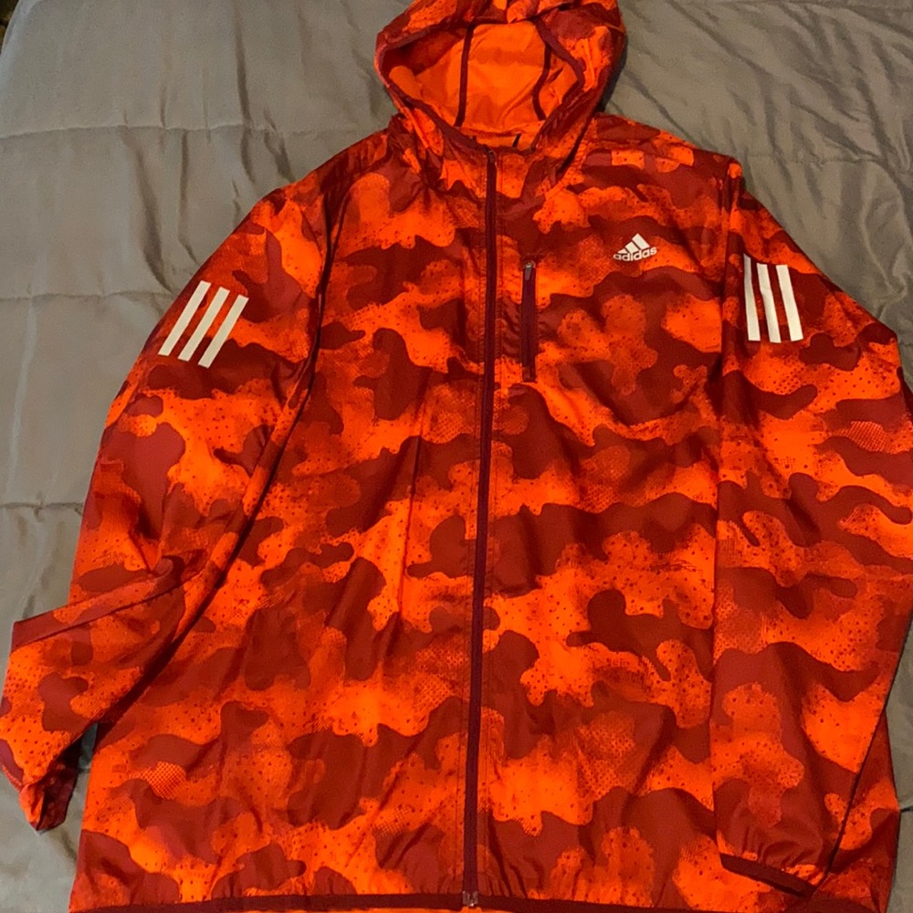 Adidas Reflective Running Jacket (Full-Zip)